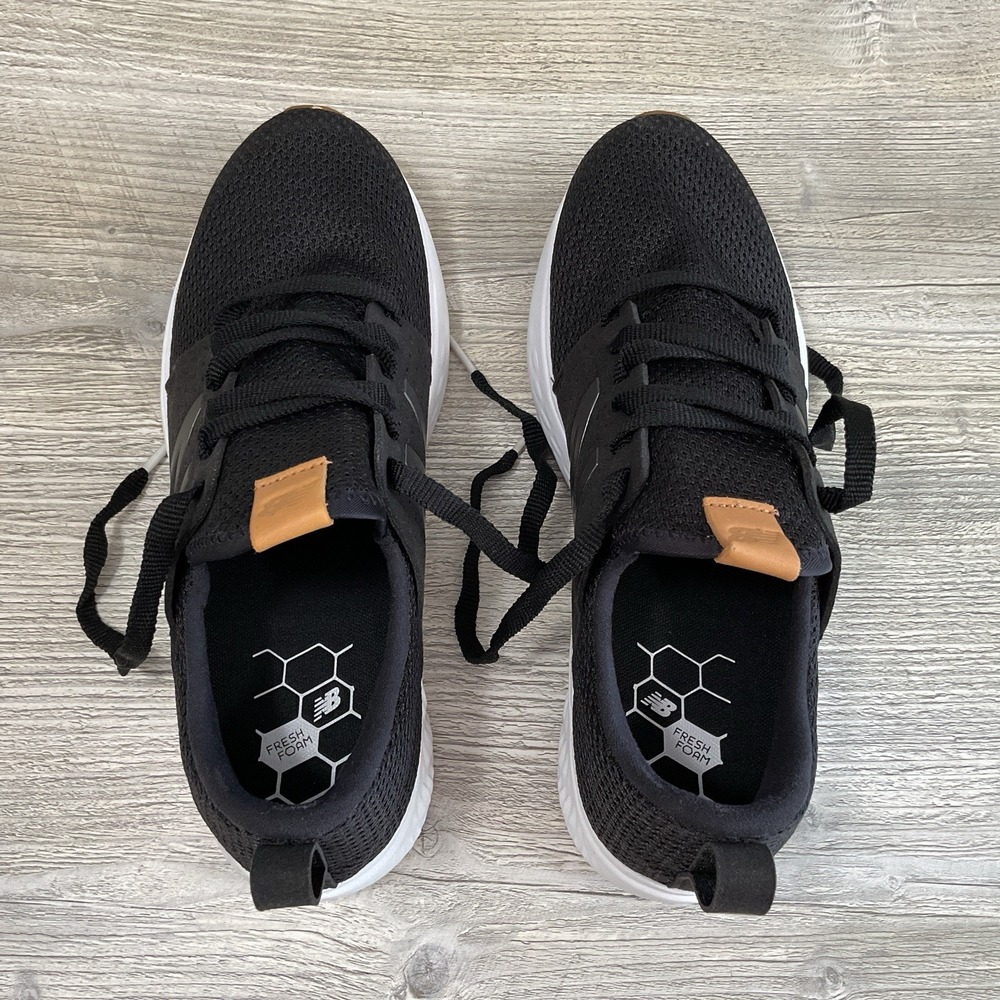 New Balance Fresh Foam Sport V1 Womens 9.5 B Black Running Shoes Sneakers NEW - Picture 7 of 16